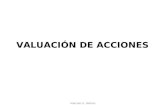 VALUACIÓN DE ACCIONES
