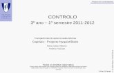 CONTROLO 3º ano – 1º semestre 2011-2012