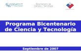 Programa Bicentenario de Ciencia y Tecnología