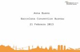 Anna Bueno  Barcelona Convention Bureau 21 Febrero 2013