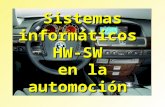Sistemas informáticos  HW-SW  en la automoción