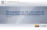 Participación en los concursos de Fondos Federales Extraordinarios