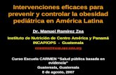 Intervenciones eficaces para prevenir y controlar la obesidad pediátrica en América Latina