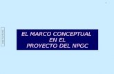EL MARCO CONCEPTUAL  EN EL PROYECTO DEL NPGC