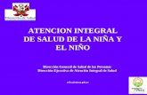 ATENCION INTEGRAL DE SALUD DE LA NIÑA Y EL NIÑO