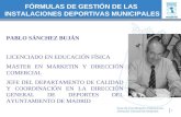 FÓRMULAS DE GESTIÓN DE LAS  INSTALACIONES DEPORTIVAS MUNICIPALES
