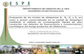 DEPARTAMENTO DE CIENCIAS DE LA VIDA INGENIERÍA EN BIOTECNOLOGÍA