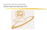 Interacción persona-ordenador Internacionalización