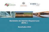 Barómetro de Opinión Hispano-Luso (BOHL ) Resultados 2010
