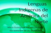 Lenguas  Indígenas de América del Norte