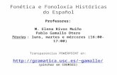 Fonética e Fonoloxía Históricas do Español