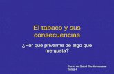 El tabaco y sus consecuencias