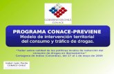 PROGRAMA CONACE-PREVIENE  Modelo de intervención territorial  del consumo y tráfico de drogas.