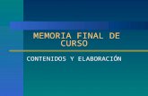 MEMORIA FINAL DE CURSO