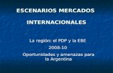 ESCENARIOS MERCADOS  INTERNACIONALES