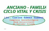 ANCIANO - FAMILIA  CICLO VITAL Y CRISIS