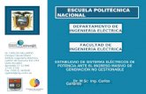 ESTABILIDAD DE SISTEMAS ELÉCTRICOS DE POTENCIA ANTE EL INGRESO MASIVO DE GENERACIÓN NO GESTIONABLE