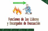 Funciones de los Líderes  y Encargados de Evacuación