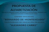 PROPUESTA DE ALFABETIZACIÓN
