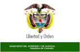 MINISTERIO DEL INTERIOR Y DE JUSTICIA                                República de Colombia
