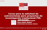 Curso para la solicitud de subvenciones para proyectos de investigación traslacional FID-BRIDGES
