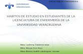 HABITOS DE ESTUDIO EN ESTUDIANTES DE LA LICENCIATURA DE ENFERMERÍA DE LA UNIVERSIDAD VERACRUZANA