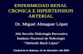 ENFERMEDAD RENAL CRONICA E HIPERTENSION ARTERIAL