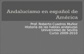 Andalucismo en español de América