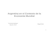 Argentina en el Contexto de la Economía Mundial