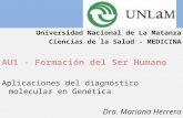 Universidad Nacional de La Matanza Ciencias de la Salud - MEDICINA AU1 - Formación del Ser Humano