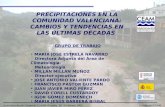 PRECIPITACIONES EN LA COMUNIDAD VALENCIANA: CAMBIOS Y TENDENCIAS EN LAS ÚLTIMAS DÉCADAS