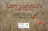 V JORNADAS DE LA RED DE LA CARTA EUROPEA DE TURISMO SOSTENIBLE DE ESPAÑA Y PORTUGAL