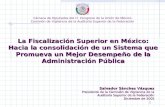 La Fiscalización Superior en México: Hacia la consolidación de un Sistema que