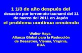 Walter Hays,  Alianza Global para la Reducción de Desastres,  Vienna, Virginia,  EUA
