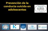 Prevención de la conducta suicida en adolescentes