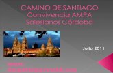 CAMINO DE SANTIAGO Convivencia  AMPA Salesianos Córdoba
