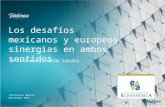 Los desafíos mexicanos y europeos: sinergias en ambos sentidos