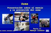 Presentación sobre el manejo y la prevención del asma