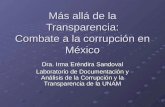 Más allá de la Transparencia: Combate a la corrupción en México