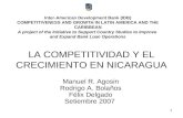 LA COMPETITIVIDAD Y EL CRECIMIENTO EN NICARAGUA