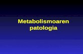 Metabolismoaren patologia