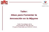Taller: Ideas para Fomentar la Innovación en la Mipyme