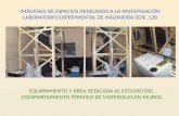 IMÁGENES DE ESPACIOS DEDICADOS A LA INVESTIGACIÓN LABORATORIO EXPERIMENTAL DE INGENIERÍA EDIF. 12B