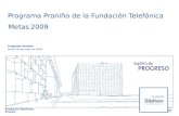 Programa Proniño Fecha: 06 de mayo de 2009