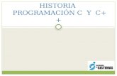 HISTORIA   PROGRAMACIÓN C  Y  C++