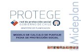 MODELO DE CALCULO DE PUNTAJE FICHA DE PROTECCIÓN SOCIAL