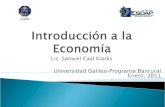 Introducción a la Economía Lic. Samuel Caal Klarks