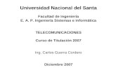Universidad Nacional del Santa Facultad de Ingeniería E. A. P. Ingeniería Sistemas e Informática