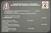 UNIVERSIDAD DE EL SALVADOR FACULTAD DE CIENCIAS  ECONOMICAS