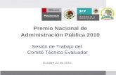 Premio Nacional de Administración Pública 2010